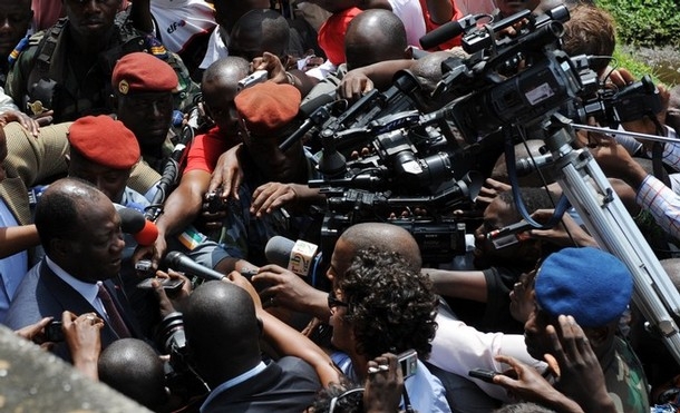 Alassane Ouattara, après son vote à Sainte-Marie : “C`est l`occasion pour nos compatriotes de procéder au vrai changement dans la paix”
